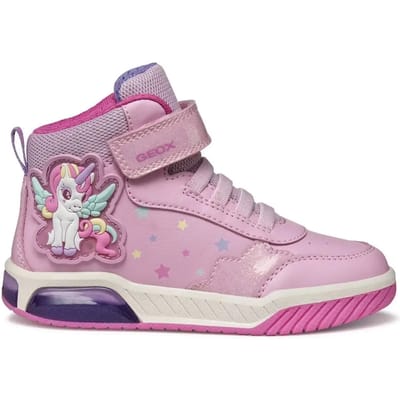 GEOX INEK MEISJES Sneakers - ROZE/MULTIKLEUR - Maat 26