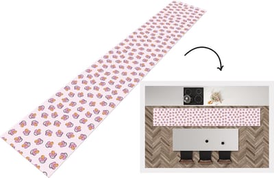 Keukenloper - Loper keuken - Speen - Patronen - Roze - 300x50 cm - Keukenloper vinyl