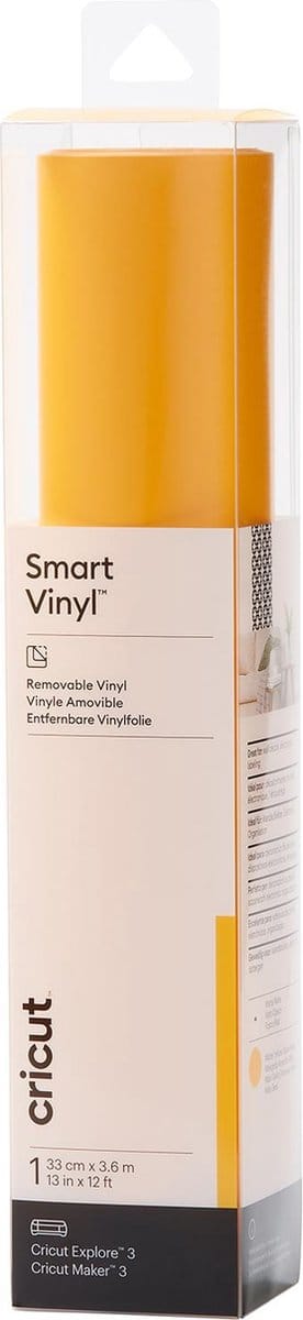Cricut Smart Vinyl - craft material - 33 cm x 3.6 m - maize - vinyl