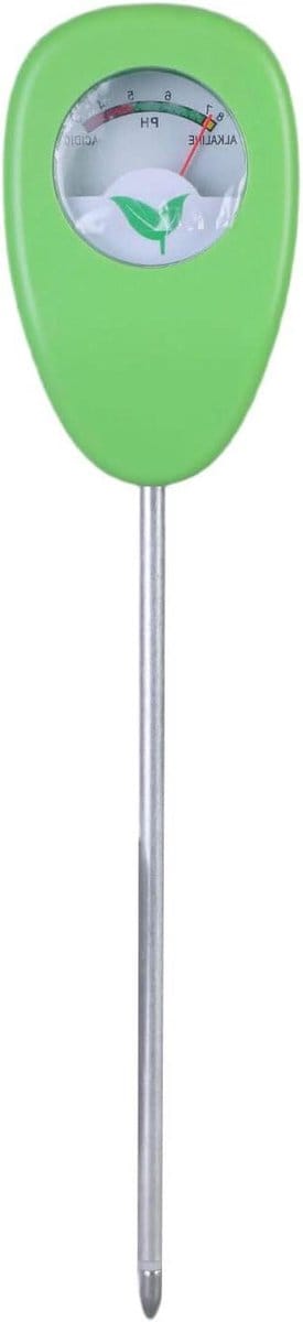Bodem Zure Meter - PH Tester - Tuin Testen - LCD Achtergrondverlichting - 6 inch Sonde - Zwart