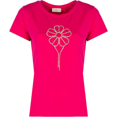 Rebel Queen by Liu Jo T-Shirt Vrouw roze