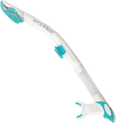 Oceanic Ultra Dry - Snorkel - Volwassenen - Wit/Turquoise