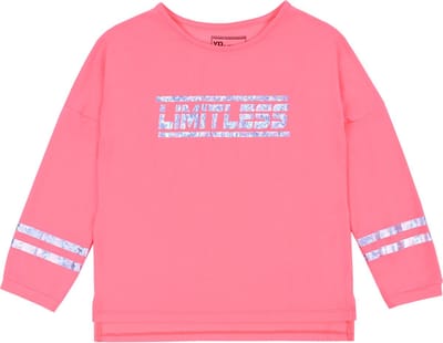 Oranje en neon blouse.