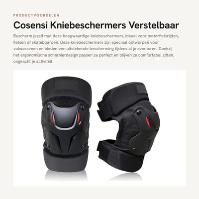 Dailygoods- Kniebeschermers Volwassenen - Verstelbaar Ergonomisch Scharnierdesign - Schokbestendig - Ademend EVA - Beschermende Uitrusting - Multifunctioneel voor Buitensporten - Beschermkneepads