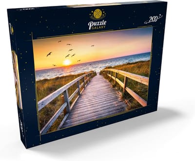Legpuzzel Zonsondergang - Strand Puzzel - Ontspanning Thuis - Hoge Resolutie Print - 200 Stukjes - Natuurlijk