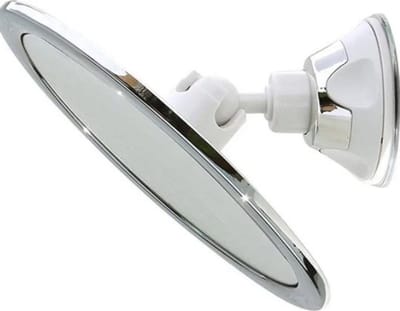 360° Draaibare Mistloze Make-up Spiegel met Houder en Zuignap – Douche Spiegel voor Scheren, Badkamer en Wasruimte, Beauty Spiegel