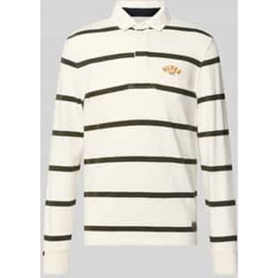 Superdry Poloshirt Vintage Athletic Stripe Rugby M1110479a J8l Athletic White Stripe Mannen Maat - XL