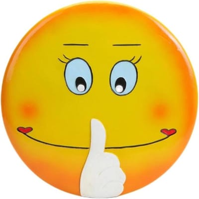 Decoratieve Tuinsteen - Siersteen Pad - Tuin Verfraaien - Weerbestendig Hars - 24.5 cm - Smiley