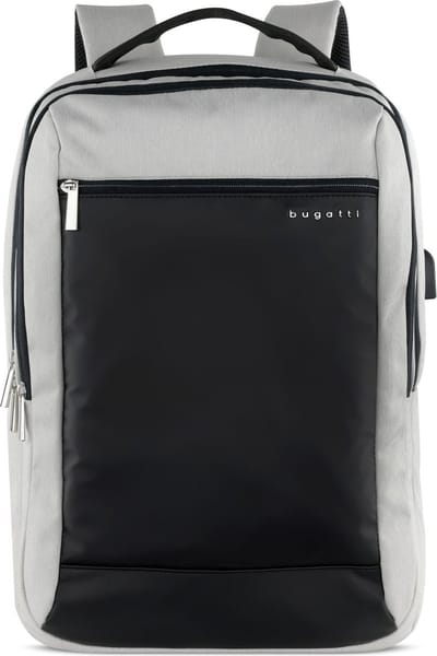 bugatti Rugzak met laptopvak Sera Backpack Light Grey Lichtgrijs