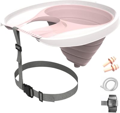 Vouwbare haarwasbak - Opblaasbare haarwasbak met riem - Douchen voor bedlegerige ouderen en zwangere vrouwen met een handicap