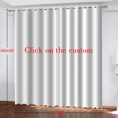 Ramadan Maanlamp Drape Mubarak Islamitische Gordijnen Breng Goed Om Erkend Te Worden Door Allah Voor Slaapkamer Woonkamer Raambekleding W50xH130(CM)x2PCS-Grommet Top