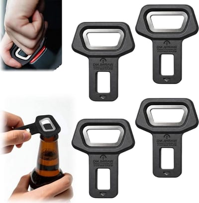 Gordeladapters Auto - Veiligheidshulp - Comfortabel Rijden - Gereedschapsloze Montage - 11.4 cm - Zwart