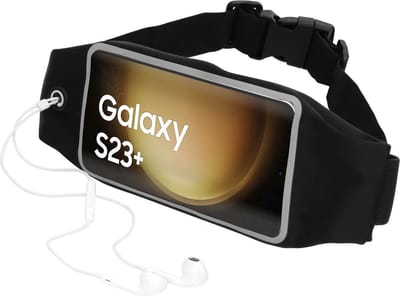 Mobiparts Comfort Fit Sport Belt geschikt voor Samsung Galaxy S23 Plus - Zwart