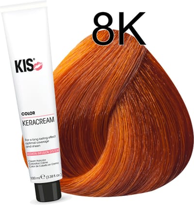 Haarverf - 8K Licht koper | KIS