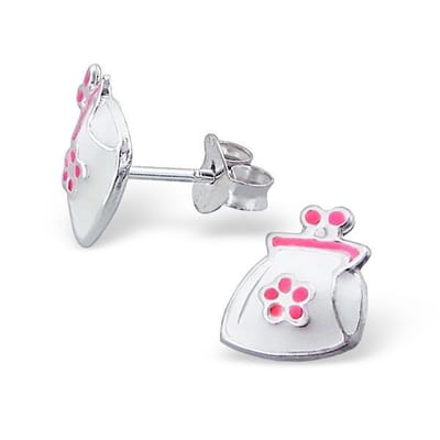 Princess Oorbellen Acuchi - 925 Zilver E-Coating - Epoxy - 8x9mm
