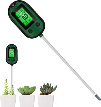 Bodemmeter - pH-tester plantenvochtigheid - Plantenverzorging - Nauwkeurige analyse - 33 x 6 x 6 cm - Niet gespecificeerd