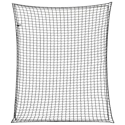 vidaXL - Aanhangwagennet - elastisch - touw - 3,5x3 - m - polypropeen - zwart