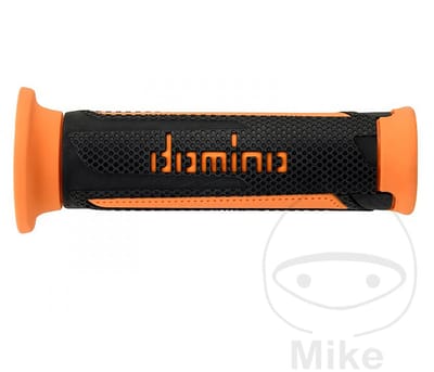open handgreep domino a350 turismo zwart oranje voor motorfiets a35041c4570c7-0 nieuw