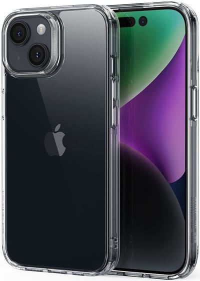 ESR Ice Shield Tempered Glass Case Geschikt voor Apple iPhone 15 Plus - Transparant Hoesje - Militaire Bescherming - Back Cover - Doorzichtig