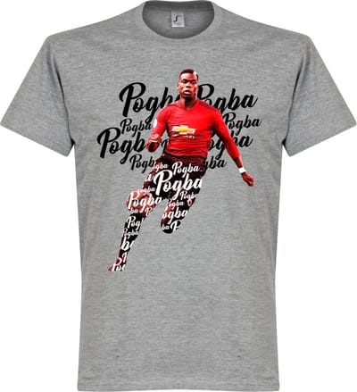 Pogba Script T-Shirt - Grijs - S