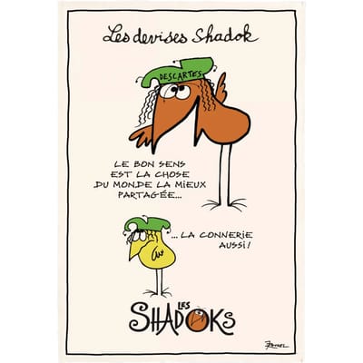Theedoek - gezond verstand Winkler Shadoks