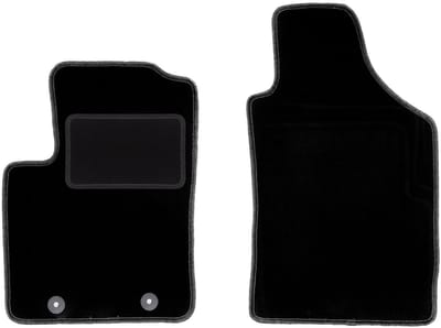 Voormatten zwart voor: Fiat 500 cabrio, hatchback (2007-2013)