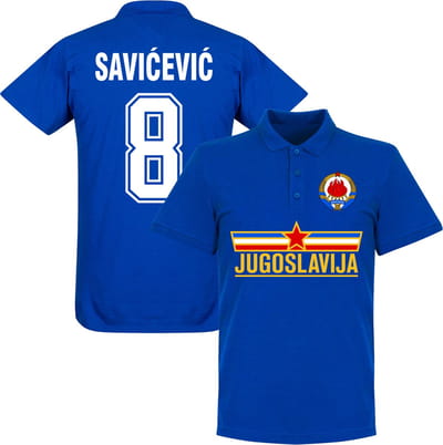 Joegoslavië Savicevic Team Polo- Blauw - M