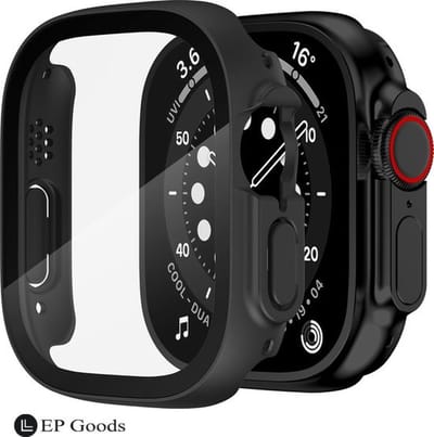 EP Goods - Full Cover Hardcase - Apple Watch Ultra / Ultra 2 / Ultra 3 - 49mm - Zwart