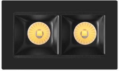 Tram 2 4732 Inbouwspot 2 voudig rand zwart 6W 2700 t/m 6000K - Smart - traploos instelbaar via Tuya App