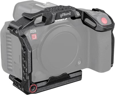 Cage voor Canon R5 R6 R5 C met Snelle Ontgrendeling en Arca Standaard - Ideaal voor Videoproductie en Fotografie