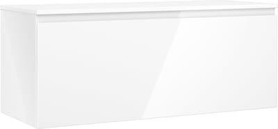 Mexen Orio badkamerkast 120 cm met blad, 1 lade, witte glans - 91A10-12047-1-BFC00