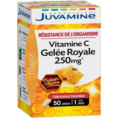 Voedingssupplement koninginnegelei vitamine C Juvamine