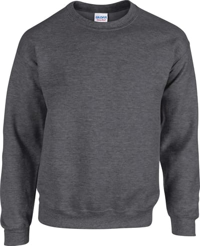 Gildan - Heavy Blend Unisex Sweater - Dark Heather maat XXL