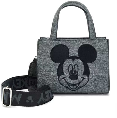 Disney Loungefly Tote Bag Mickey Denim Small Exclusive