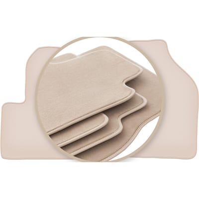 PREMIUM beige vloermatten voor: Ford Tourneo Connect Kombivan 2003-2012