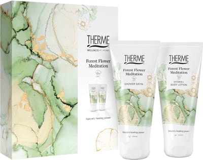 THERME Forest Flower Mediation Classic Gift Set - Body Lotion 200ml/Shower Gel 200ml