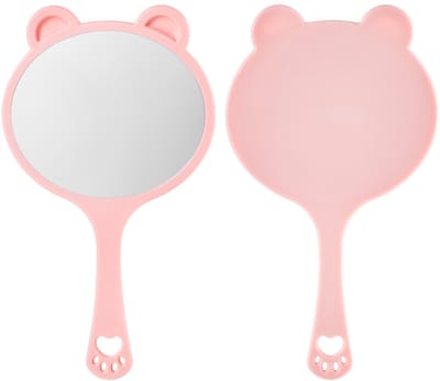 MTTProducts - Handspiegel - Multifunctioneel - Lichtgewicht en draagbaar - Roze - Make-up spiegel - Geschikt voor dagelijks gebruik - Reizen