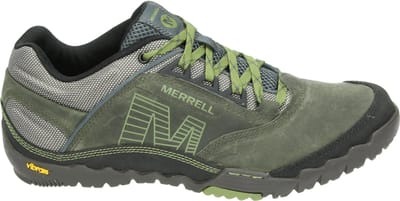 Merrell - J067937 VAPOR GLOVE 6 LTR - Vrije tijdsschoenenHeren wandelschoenenBarefootWandelschoenen - Kleur: Groen - Maat: 45