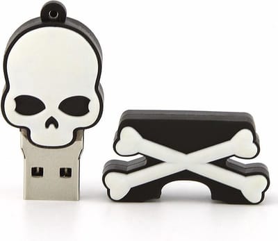 Doodskop 128GB 3.0 usb stick -1 jaar garantie – A graden klasse chip
