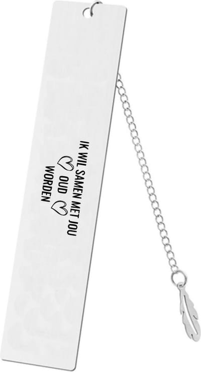 Akyol - ik wil samen met jou oud worden boekenlegger - Vriend/vriendin - voor je geliefde - valentijnsdag - cadeautje - verjaardagscadeau - verjaardag - cadeau voor vriendin/vriend - cadeau - kado - geschenk - gift - vriendin/vriend artikelen