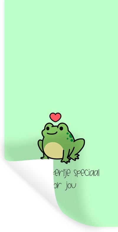 Muurstickers - Sticker Folie - Get well soon - Quotes - Kikker - Opkikker - 40x80 cm - Plakfolie - Muurstickers Kinderkamer - Zelfklevend Behang - Zelfklevend behangpapier - Stickerfolie
