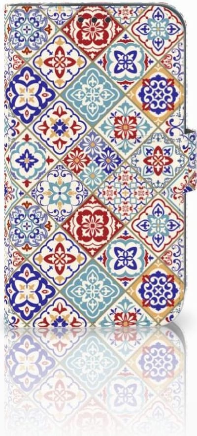 Samsung Galaxy Xcover 4 | Xcover 4s Bookcase Tiles Color