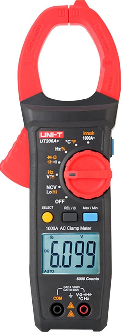 Uni-T UT206A+ Digitale Stroomtang - Multimeter