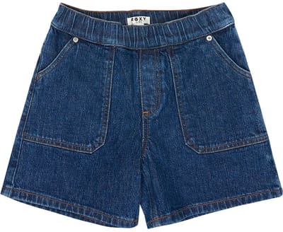 Roxy Surfside Spirit Korte Jeans Blauw 10 Years Meisje