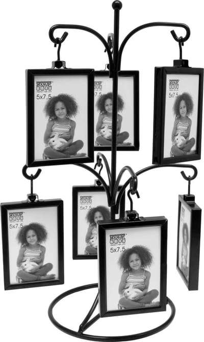 Deknudt Frames fotohanger S65YH1 E14- zwart - 14 foto's 5x7,5 cm