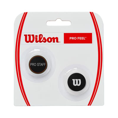 Wilson Pro Staff Pro Feel Pro Staff Demper Verpakking 2 Stuks-Zwart,Zilver