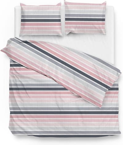 Zohome dekbedovertrek Vera - 240 x 200/220 cm - roze