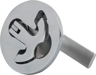 Hatch Lock - Countersunk Turning Lever - Marine 316 Stainless Steel - Mounting Accessory