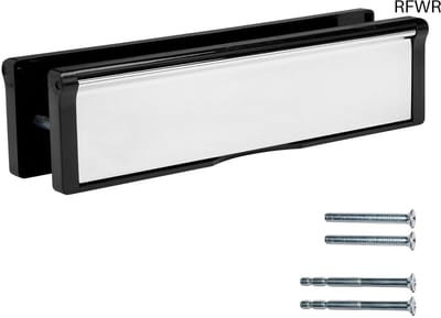 RFWR® Verstelbare 10" Deurbrievenbus voor UPVC en Houten Deuren - Water- en Tochtbestendig