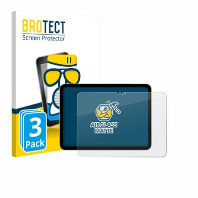 BROTECT - Screenprotector voor Apple iPad Air 11" M3 WiFi 2025 - Folie Beschermfolie Beschermglas matte 3 Stuks